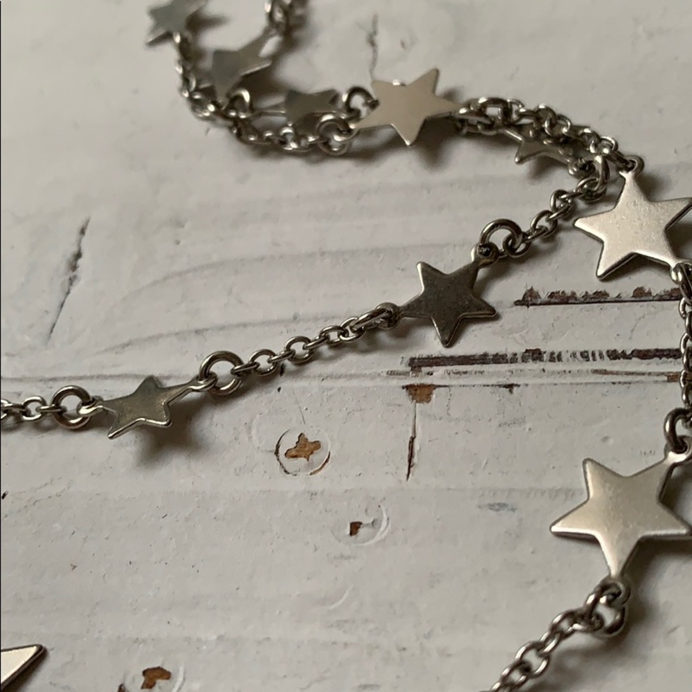Two Layer Star Necklace - image 2